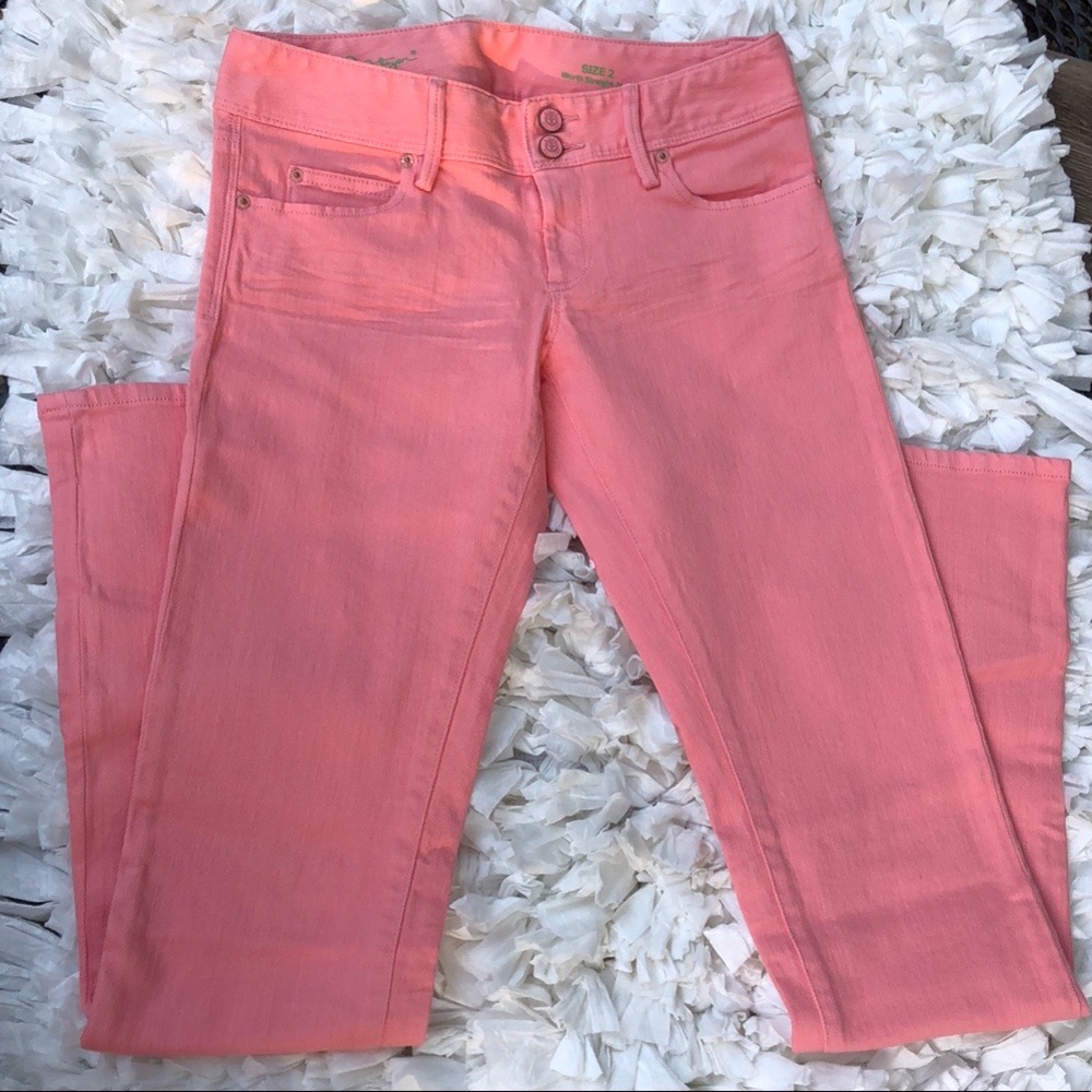 Lilly Pulitzer pink jeans
